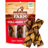 image:imageNatural Farm Braided Collagen Chews for Dogs 12 Inch 6 Pack Collagen Sticks Natural Dog Chews Long Lasting for Small Medium and Large Dogs OdorFree Rawhide Alternative6inch