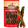 image:imageNatural Farm Braided Collagen Chews for Dogs 12 Inch 6 Pack Collagen Sticks Natural Dog Chews Long Lasting for Small Medium and Large Dogs OdorFree Rawhide Alternative12inch