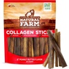 image:imageNatural Farm Bully Coated Gourmet Collagen Sticks 12 Inch 5 Pack Real Bully Beef Coated 95 Natural Collagen Supports Healthy Joints Skin amp Coat  Best for Small amp Medium DogsPeanut Butter