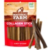 image:imageNatural Farm Collagen Dog Chews 12 Inch 5 Pack OdorFree Long Lasting Bully Sticks amp Rawhide Alternative Dog Treats 95 Collagen Low Fat High Protein  Medium amp Large Dogs6 Inch