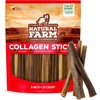 image:imageNatural Farm Collagen Dog Chews 12 Inch 5 Pack OdorFree Long Lasting Bully Sticks amp Rawhide Alternative Dog Treats 95 Collagen Low Fat High Protein  Medium amp Large Dogs6 Inch