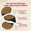 image:imageNatural Farm Cow Hooves 12 Pack OdorFree All Natural Sourced from FarmRaised Beef Hoof Dog Treats Great Alternative to Bully Sticks or Rawhide Dental Chew for Small Medium Large BreedsBacon  Cheese  4 Count