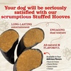 image:imageNatural Farm Cow Hooves 12 Pack OdorFree All Natural Sourced from FarmRaised Beef Hoof Dog Treats Great Alternative to Bully Sticks or Rawhide Dental Chew for Small Medium Large BreedsPeanut Butter  4 Count