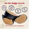 image:imageNatural Farm Cow Hooves 12 Pack OdorFree All Natural Sourced from FarmRaised Beef Hoof Dog Treats Great Alternative to Bully Sticks or Rawhide Dental Chew for Small Medium Large BreedsPeanut Butter  4 Count