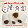 image:imageNatural Farm Filled Dog Bones Bully Stick Flavor 56 Inch 3 Pack Limited Ingredient Stuffed Dental Dog Bone Treats for Large DogsCheese