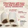 image:imageNatural Farm Filled Dog Bones Bully Stick Flavor 56 Inch 3 Pack Limited Ingredient Stuffed Dental Dog Bone Treats for Large DogsSweet Potato