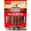 image:imageNatural Farm OdorFree Bully Sticks 48 16oz ALLNATURAL LongLasting Chews 100 Beef Pizzle GrassFed GrainFree HormoneFree Protein for Muscle Development amp Energy Perfect For Medium Dogs4inch