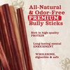 image:imageNatural Farm OdorFree Bully Sticks 48 16oz ALLNATURAL LongLasting Chews 100 Beef Pizzle GrassFed GrainFree HormoneFree Protein for Muscle Development amp Energy Perfect For Medium Dogs48inch