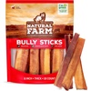 image:imageNatural Farm OdorFree Thick Bully Sticks 6 5Pack AllNatural LongLasting Dog Chews 100 Beef Pizzle GrassFed GrainFree Protein for Muscle Development amp Energy Perfect for Medium Chewers6inch