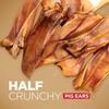 image:imageNatural Farm Pig Ears for Dogs 25 Pack AllNatural WholeThick Pigs Ears Single Ingredient amp Highly Digestible Better Than Rawhide Dog Snacks Dog Pig Ears for Puppy Medium amp Large DogsHalf Ears