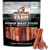 image:imageNatural Farm Power Bully Sticks Dog Chews 6 5Pack 2in1 Power Chews Premium Beef Cheek Wrapped in Beef Pizzle LongLasting Great Dog Dental Treats Fro Small Medium amp Large Dogs24inch