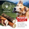 image:imageNatural Farm Power Bully Sticks Dog Chews 6 5Pack 2in1 Power Chews Premium Beef Cheek Wrapped in Beef Pizzle LongLasting Great Dog Dental Treats Fro Small Medium amp Large Dogs6inch