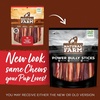image:imageNatural Farm Power Bully Sticks Dog Chews 6 5Pack 2in1 Power Chews Premium Beef Cheek Wrapped in Beef Pizzle LongLasting Great Dog Dental Treats Fro Small Medium amp Large Dogs6inch