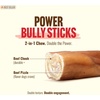 image:imageNatural Farm Power Bully Sticks Dog Chews 6 5Pack 2in1 Power Chews Premium Beef Cheek Wrapped in Beef Pizzle LongLasting Great Dog Dental Treats Fro Small Medium amp Large Dogs24inch