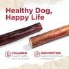 image:imageNatural Farm Power Bully Sticks Dog Chews 6 5Pack 2in1 Power Chews Premium Beef Cheek Wrapped in Beef Pizzle LongLasting Great Dog Dental Treats Fro Small Medium amp Large Dogs6inch