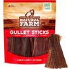 image:imageNatural Farm Beef Jerky Gullet Sticks Flat  5Inch 20Pack Grassfed Beef Glucosamine amp Chondroitin Rich Flavor Highly Digestible Chewy Yet Tender20 Count Pack of 1