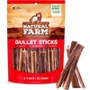 image:imageNatural Farm Beef Jerky Gullet Sticks Flat  5Inch 20Pack Grassfed Beef Glucosamine amp Chondroitin Rich Flavor Highly Digestible Chewy Yet Tender25 Count Pack of 1
