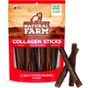 image:imageNatural Farm Bully Coated Gourmet Collagen Sticks 4 Inch 10 Pack Real Bully Beef Coated 95 Natural Collagen Dog Chews Supports Healthy Joints Skin amp Coat  Best for Small amp Medium DogsBully Coated