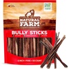 image:imageNatural Farm Pixie Bully Sticks 10 Inch 12 Pack Pet Pizzle Chew ExtraThin Pet Treats  GrainFree High Protein Best Rawhide Alternative for Small Puppies or Senior Dogs6 Inch  50 Count