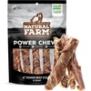 image:imageNatural Farm Power Beef Sticks Dog Chews 6 15Pack 2in1 Power Chews Premium Bully Cheek Wrapped in Beef Esophagus for Double Chewing Time Promotes Dental Health Great for Medium DogsBeef