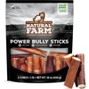 image:imageNatural Farm Power Bully Sticks Dog Chews 6 5Pack 2in1 Power Chews Premium Beef Cheek Wrapped in Beef Pizzle LongLasting Great Dog Dental Treats Fro Small Medium amp Large Dogs24inch