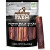 image:imageNatural Farm Power Bully Sticks Dog Chews 6 5Pack 2in1 Power Chews Premium Beef Cheek Wrapped in Beef Pizzle LongLasting Great Dog Dental Treats Fro Small Medium amp Large Dogs6inch