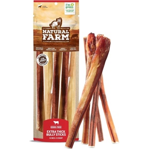 image:imageNatural Farm OdorFree Collagen Chews 12Inch 12Pack Long Lasting Bully Sticks amp Rawhide Alternative Dog Treats 95 Collagen High Protein Best Dental Dog Treats  Medium amp Large Dogs12inch