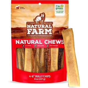 image:imageNatural Farm OdorFree Curly Bully Sticks 56 Inch 5 Pack Fully Digestible 100 Beef Pizzle Chews More Engagement amp Fun GrassFed NonGMO Fully Digestible  Best for Small amp Medium ChewersChips  46 Inch  8 Ounce