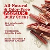 image:imageNatural Farm OdorFree Bully Sticks 24 8oz AllNatural LongLasting Chews 100 Beef Pizzle GrassFed GrainFree HormoneFree Protein for Muscle Development amp Energy Perfect for Small Dogs4inch