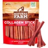 image:imageNatural Farm OdorFree Super Collagen Dog Chews 6Inch 25Pack The First Ever Real Bull Sticks Alternative 100 Natural Angus Hide Collagen Treats  More Protein More Chew Time for All Dogs6Inch
