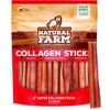 image:imageNatural Farm OdorFree Super Collagen Dog Chews 6Inch 25Pack The First Ever Real Bull Sticks Alternative 100 Natural Angus Hide Collagen Treats  More Protein More Chew Time for All Dogs6Inch