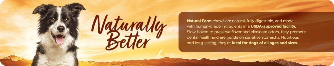 Natural Farm | All‑Natural Dog Chews – Single‑Ingredient Safe Pet Treats